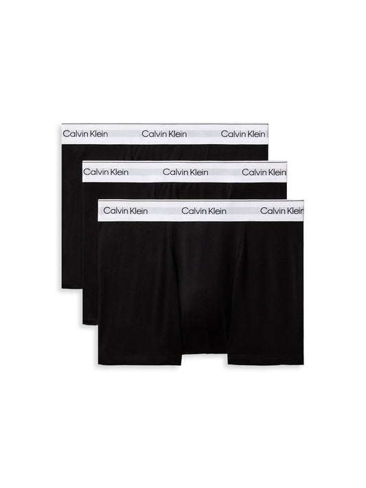 3 Pack Icon Cotton Stretch Trunks Black